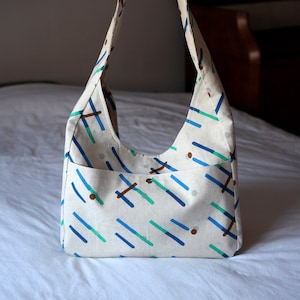 Max shoulder boho handbag | PDF sewing pattern (French, English and German) | Video Tutorial