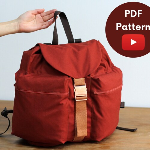 Cyrus Backpack PDF Sewing Pattern french and English Etsy