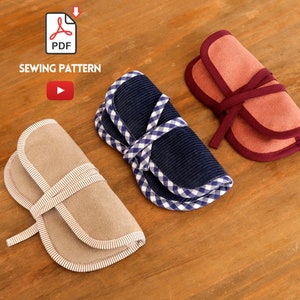 Glasses Case DIY | PDF sewing pattern (French, English, German) | Video Tutorial
