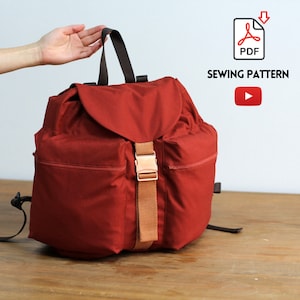 Cyrus Backpack PDF Sewing Pattern (French and English)