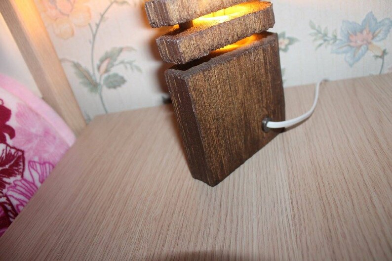 Wooden lamp