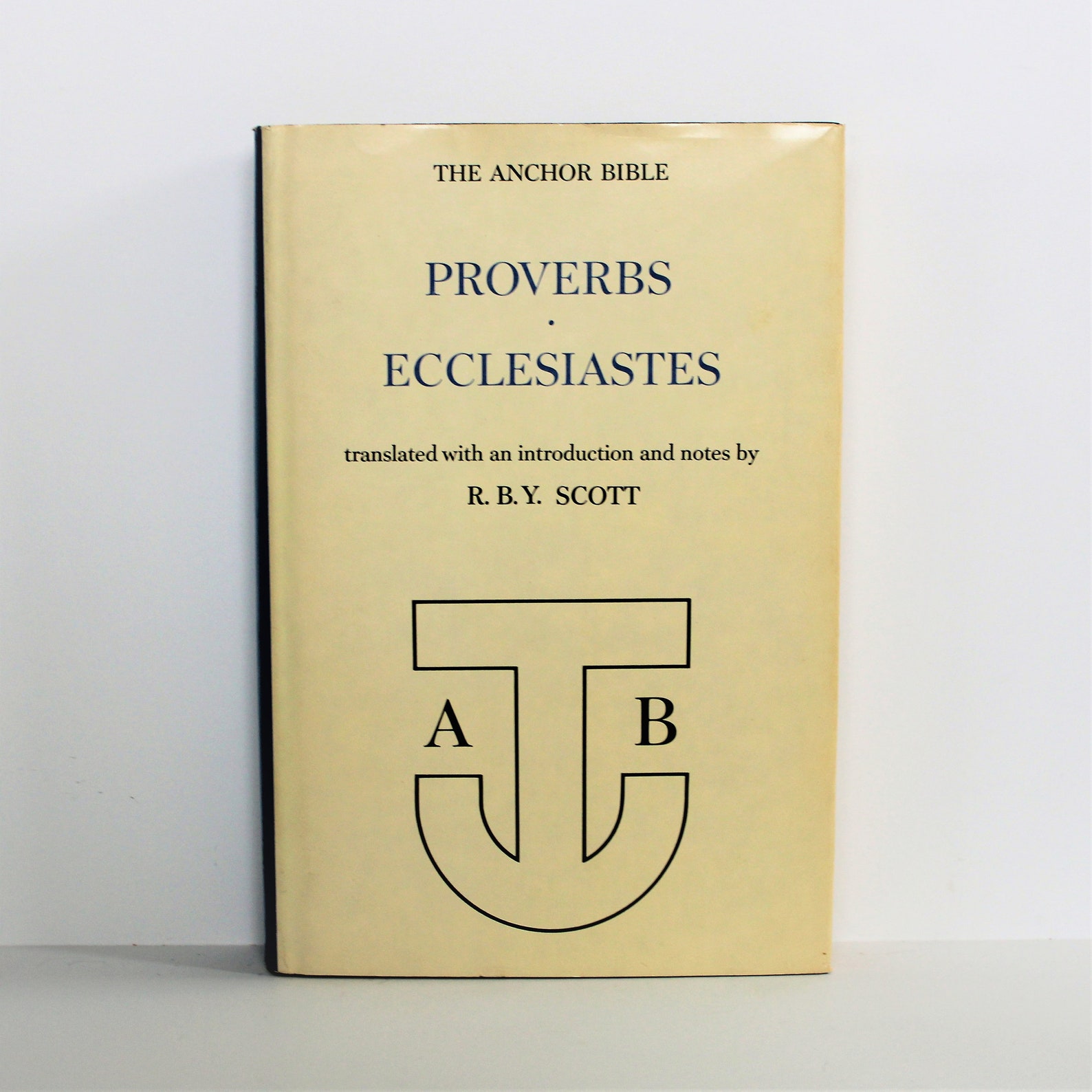 The Anchor Bible PROVERBS & ECCLESIASTES Translated Etsy