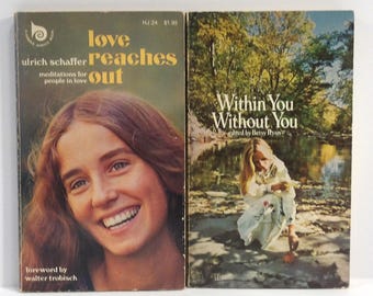 1970-talets kärlekspoesi Pocketböcker ~ Kärleken når ut & inom dig utan dig