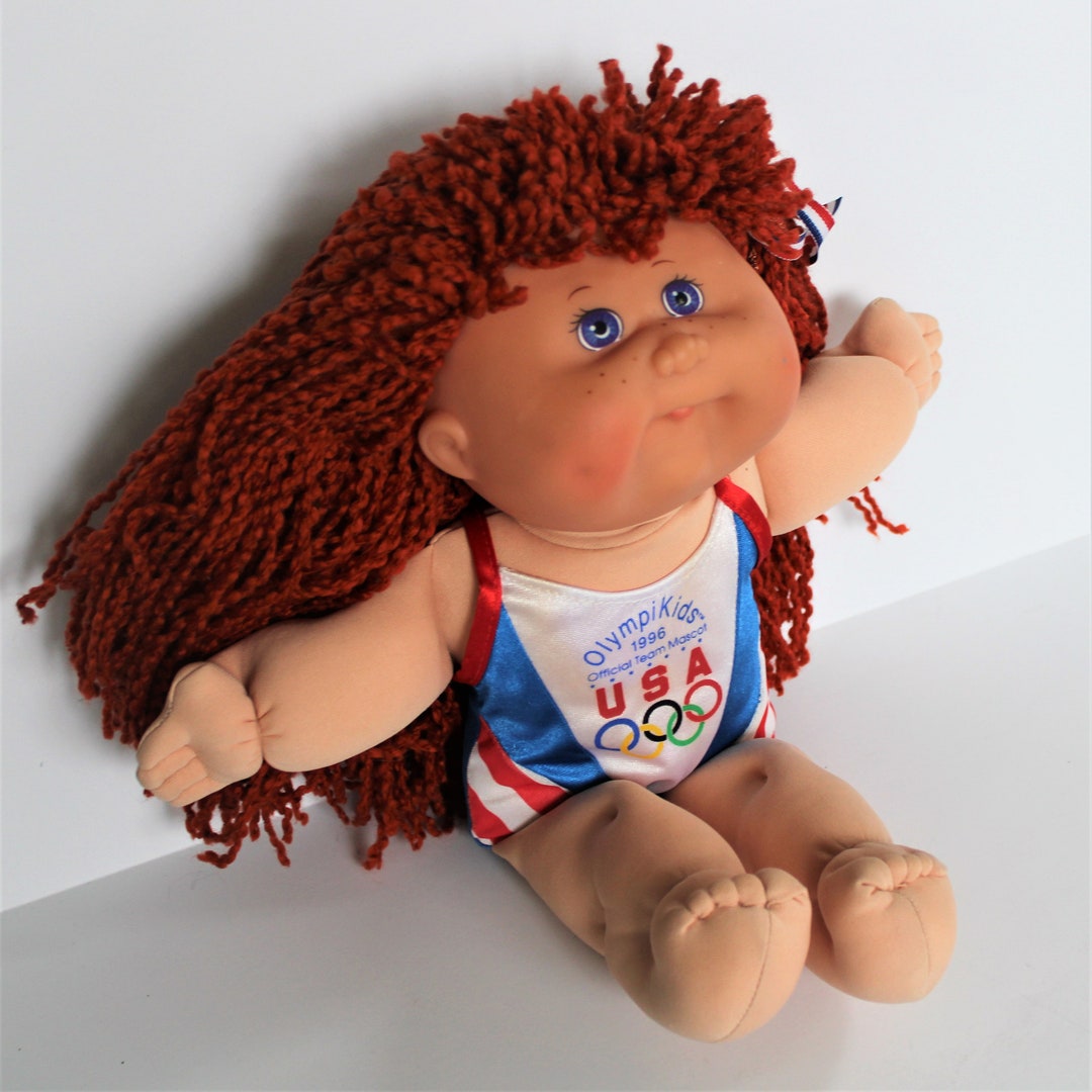 Cabbage Patch Red Haired 1996 Olympikids Swimmer Doll Etsy