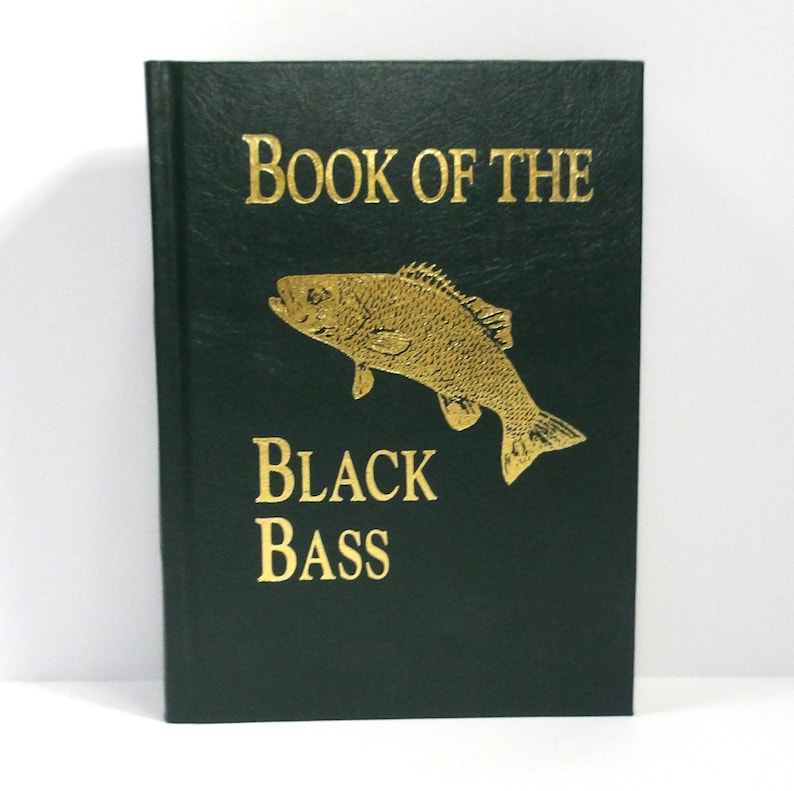 Black Bass-boken av James A. Henshall, M.D. 1881 Inbunden 1987 Nytryck bild 1