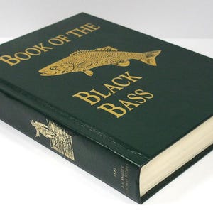 Black Bass-boken av James A. Henshall, M.D. 1881 Inbunden 1987 Nytryck bild 2