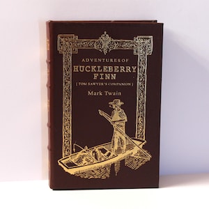 The Adventures Of Huckleberry Finn By Mark Twain Leather Bound Easton Press