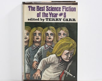 The Best Science Fiction of the Year #8 edited by Terry Carr (Hardcover, 1979) Ex-Library