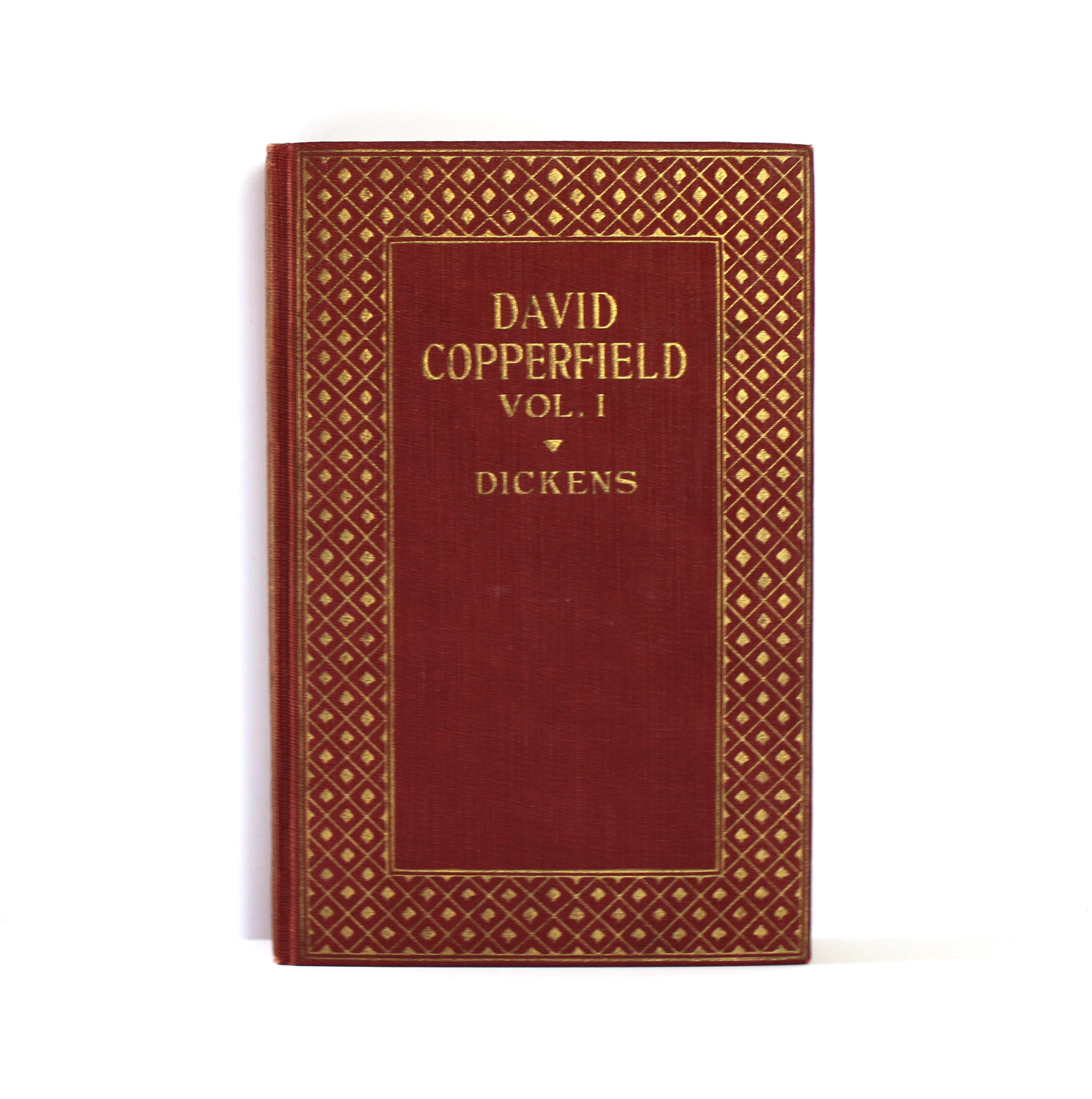 DAVID COPPERFIELD by Charles Dickens, Vol. I (hardcover, 1920's