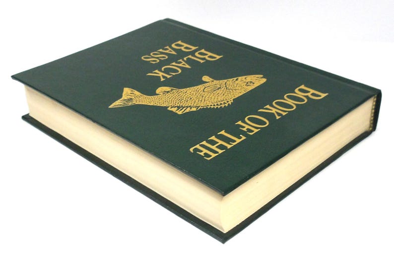 Black Bass-boken av James A. Henshall, M.D. 1881 Inbunden 1987 Nytryck bild 3