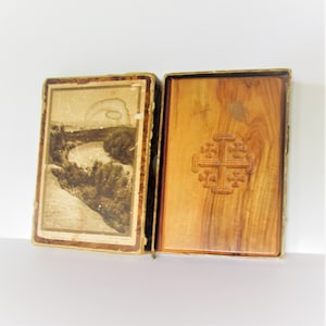 Olive Wood Cover Red Letter New Testament Bible - William Collins & Sons Edition 1931 Great Britain