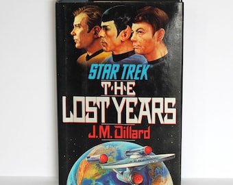 STAR TREK The Lost Years by J.M. Dillard (Hardcover, 1989) First Pocket Books Hardcover Printing