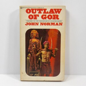 OUTLAW OF GOR by John Norman 1975 Paperback 9th Printing