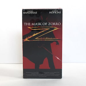 The MASK of ZORRO 1998 VHS Tape ~ New, Sealed!
