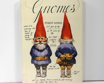 GNOMES by Wil Huygen, Illustrated by Rien Poortvliet (Hardcover, 1st US Edition, 1977)