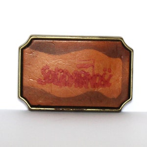 RARE Vintage SOLIDARITY Polish Trade Union Belt Buckle