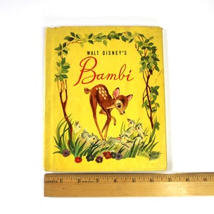 Walt Disneys BAMBI (gebundene Ausgabe, 1942) Grosset & Dunlap