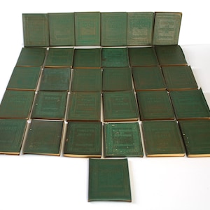 1920s Little Leather Library Collection: 31 Miniature Classic Books