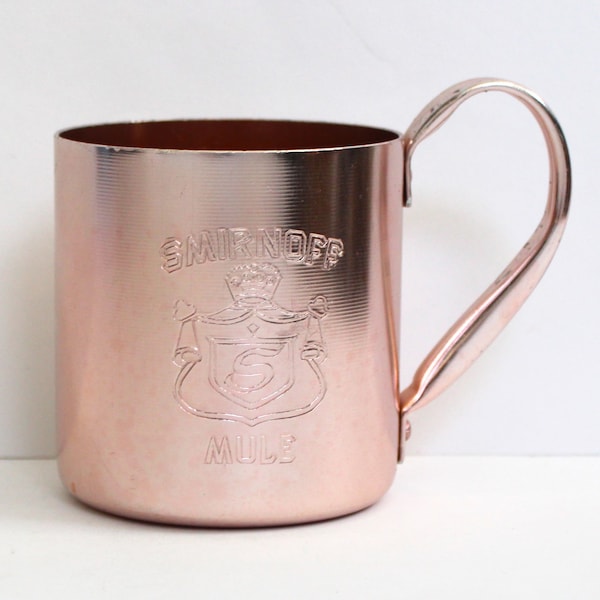 Vintage Smirnoff Mule Copper Mug Made in Hong Kong