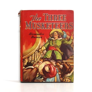 THE THREE MUSKETEERS by Alexander Dumas (Hardcover, 1946) Whitman Publishing