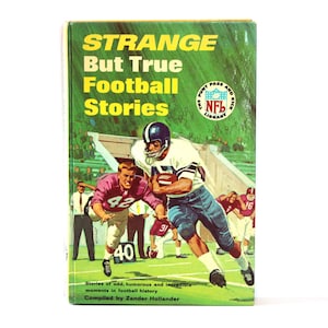 Strange But True Football Stories compiled by Zander Hollander (Hardcover, 1967)