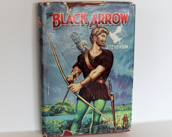 The Black Arrow by R.L. Stevenson: Vintage Hardcover Book