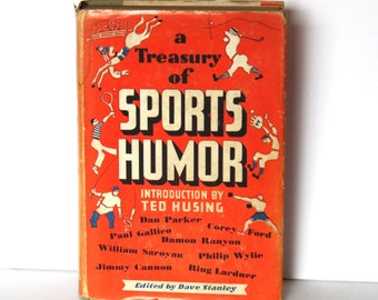 A Treasury of SPORTS HUMOR édité par Dave Stanley (Couverture rigide, 1946) Lantern Press