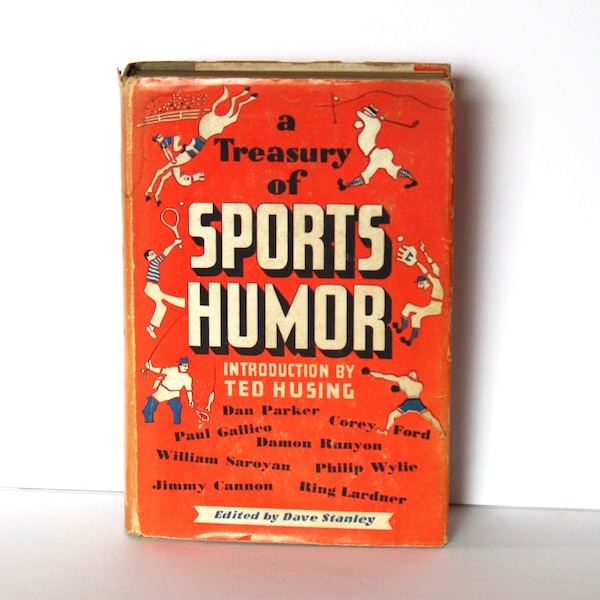 A Treasury of SPORTS HUMOR edited by Dave Stanley (Hardcover, 1946) Lantern Press