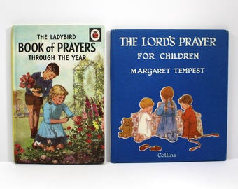 Vintage Children's Books of Prayers from England