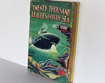 Twenty Thousand Leagues Under The Sea by Jules Verne (Hardcover, Dean & Son Edition)