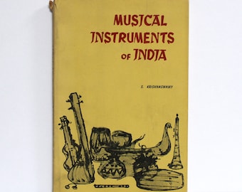 Musical Instruments of India Book: S. Krishnaswamy, 1967 Softcover