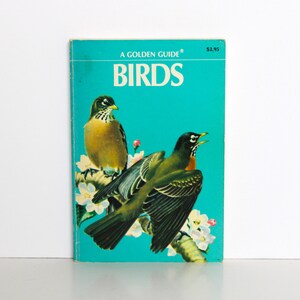 Golden Guide Birds 1980&#39;s Reprint Herbert Zim Softcover Illustrated Golden Press