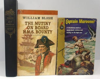 Vintage Bücher: Lord Hornblower, Bounty, Captain Marooner Set
