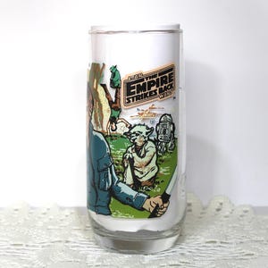 Star Wars Vintage Burger King Glass 1980 Luke Skywalker The Empire Strikes Back