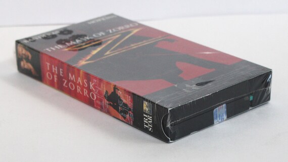 The MASK of ZORRO 1998 VHS Tape ~ New, Sealed! - Etsy