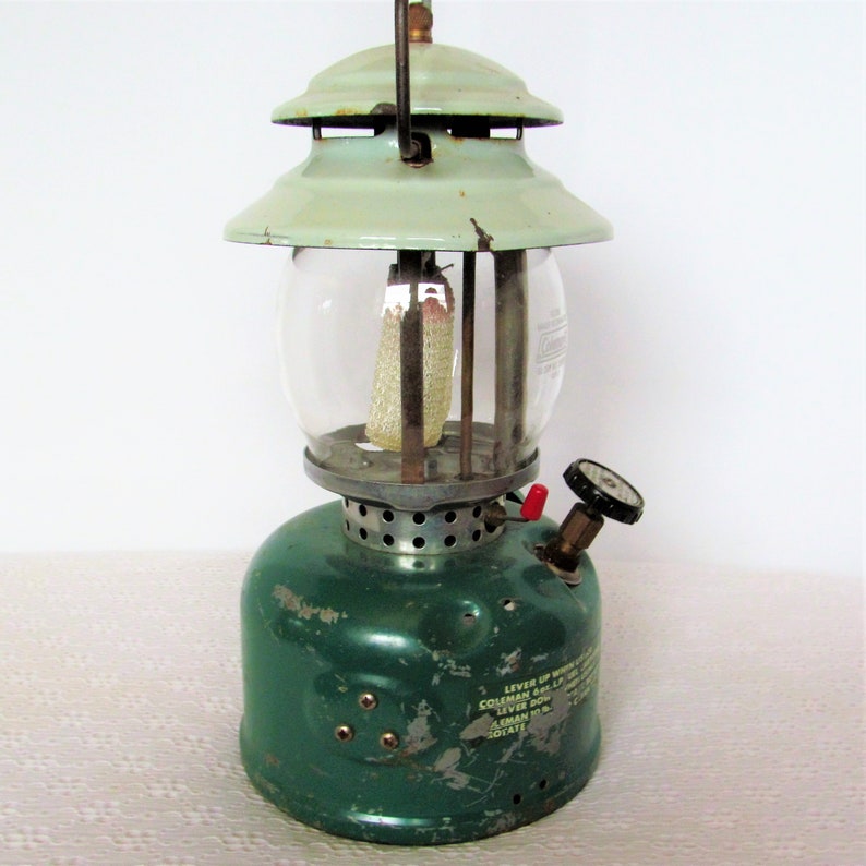 Vintage Coleman LP Gas Lantern Model 5122 8/1970 with Pyrex | Etsy