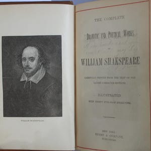 The Complete Dramatic and Poetical Works of WILLIAM SHAKESPEARE 1800's ...
