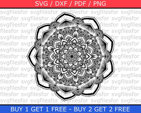 Download Free Mandala Zentangle Svg Files For Cricut Silhouette Designs Etsy SVG Cut Files