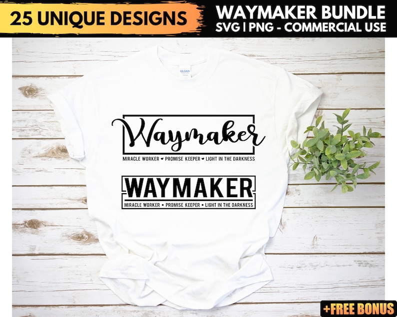 White Waymaker Rainbow Svg Bundle Shirt Png Files