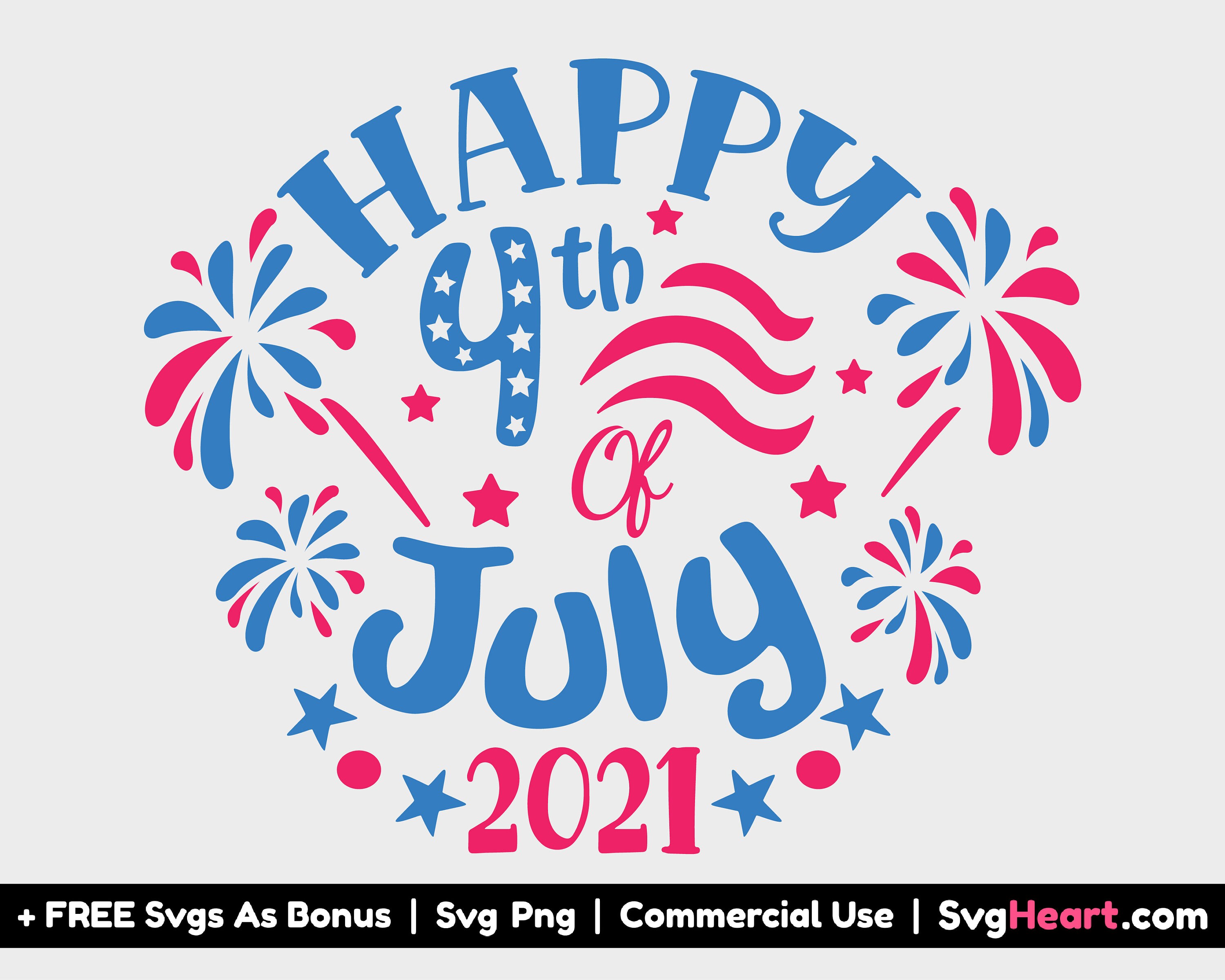Happy 4th of July 2021 Svg Files for Cricut Independence Day Etsy