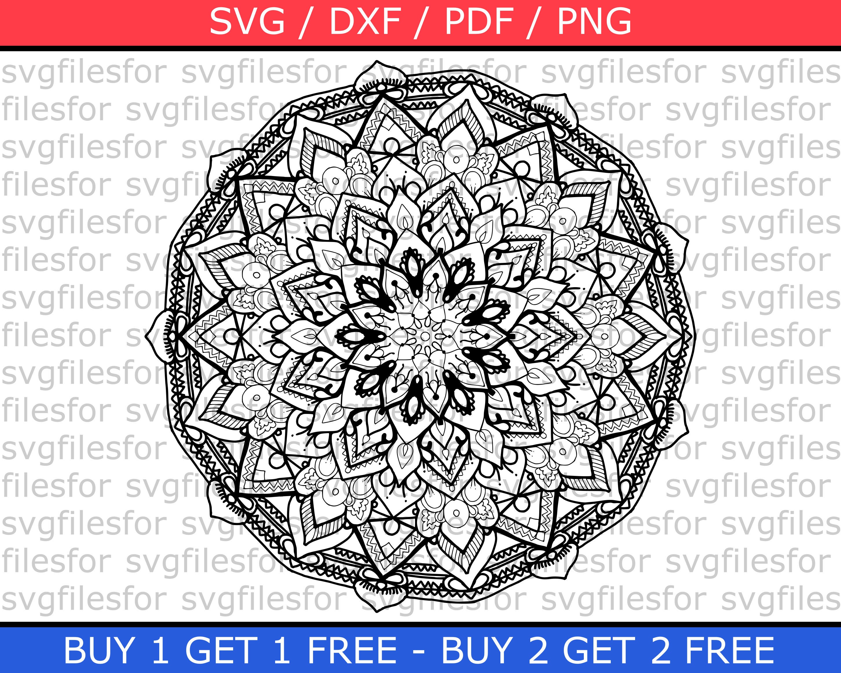 Free Free 218 Mandala Cricut Free SVG PNG EPS DXF File