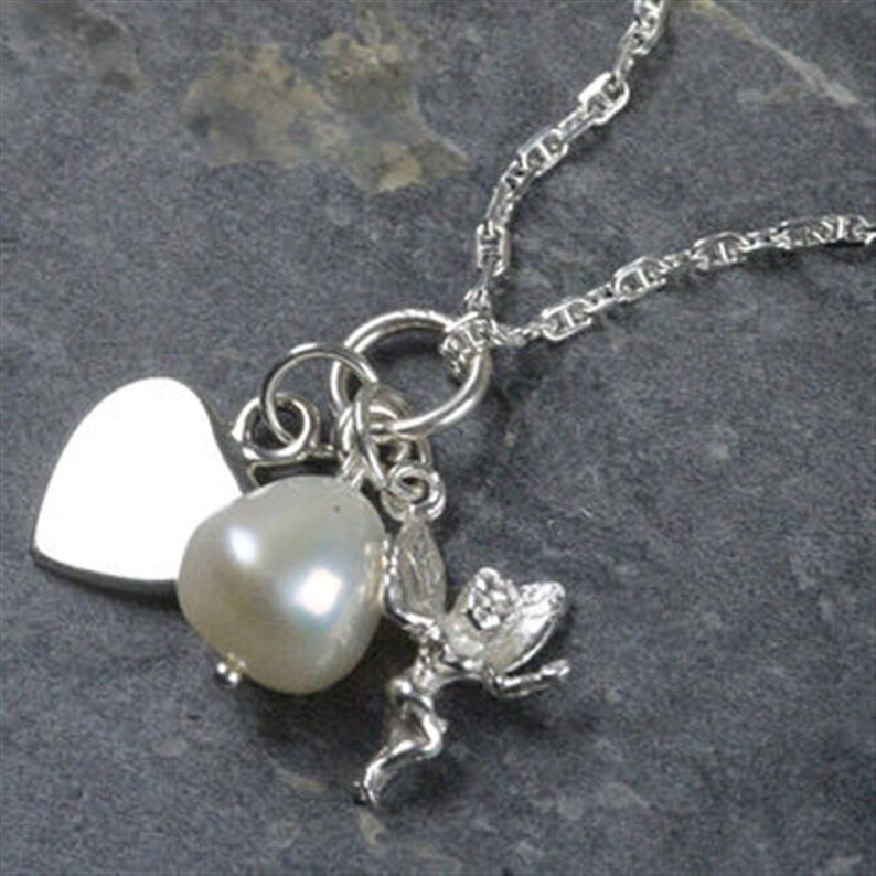 personalised angel necklace