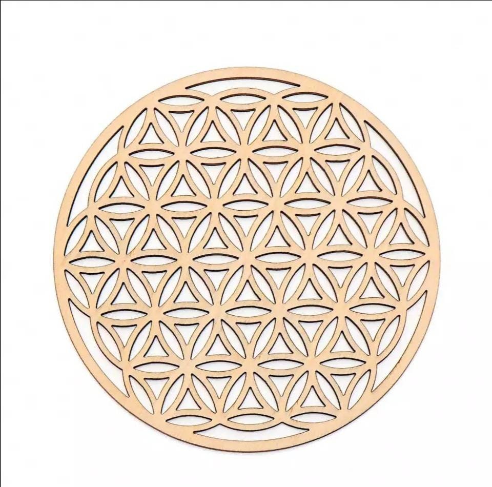 Fleur de Vie Bois 2 Tailles Au Choix