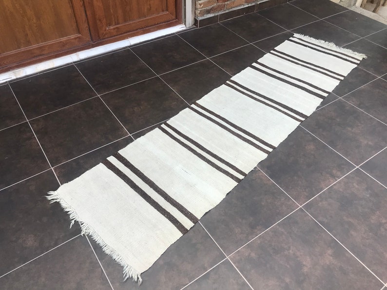 2x6'7 runner Black White Rug Runner Rug Kilim Runner Etsy
