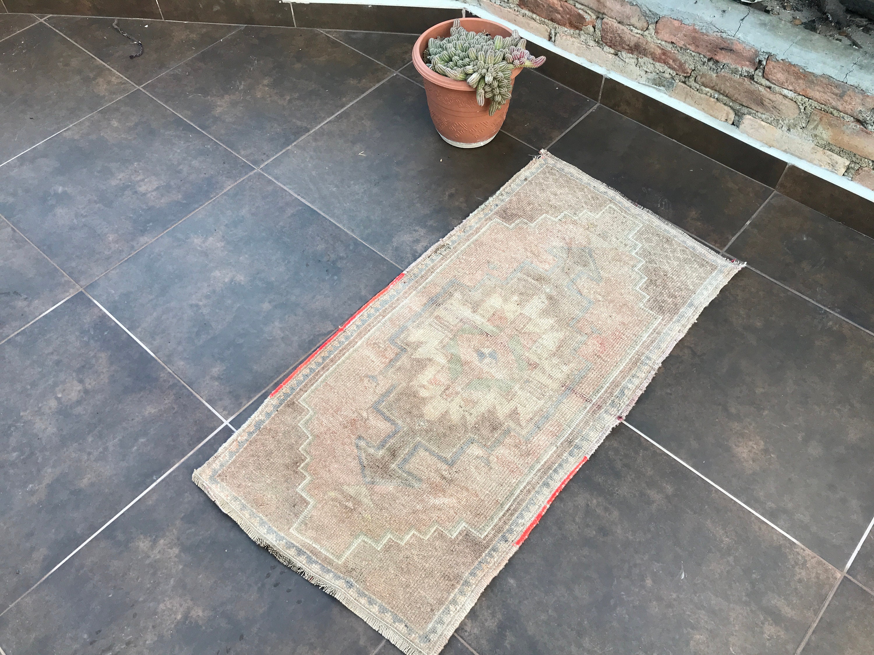 Small Doormat Vintage Small Carpet Turkish Small rug Etsy