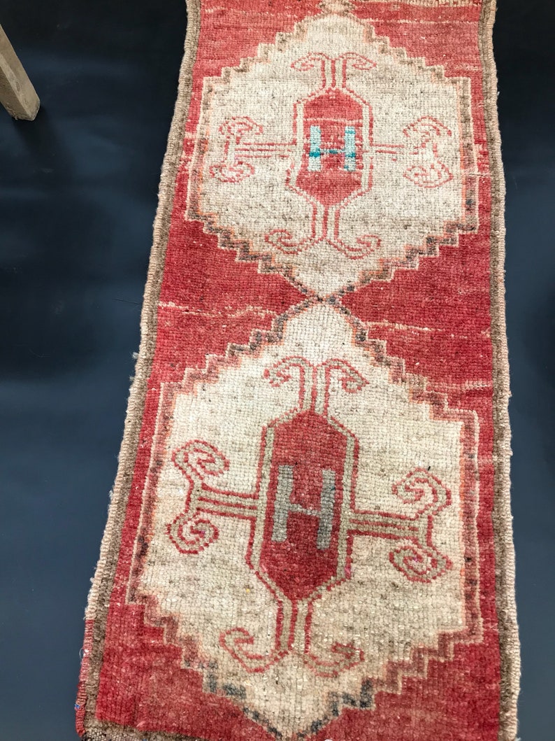 Runner Rug Small Vintage Rug Doormat Vintage Small Rug Etsy