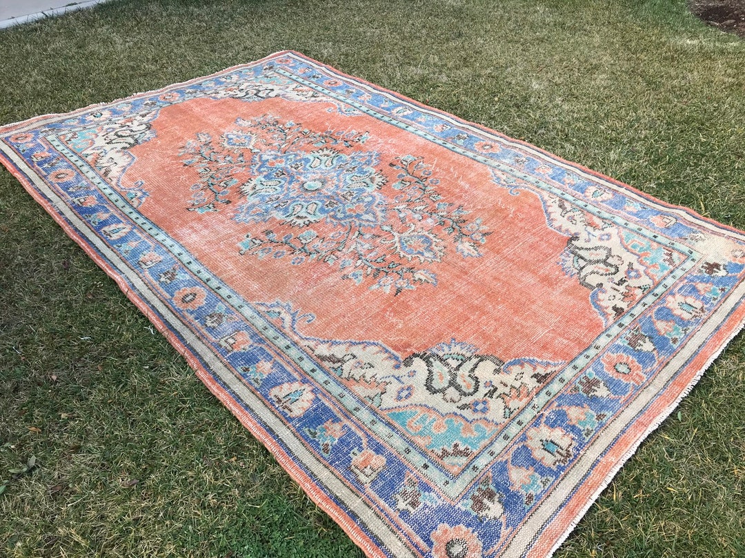 6x9'85 Ft Area Rug, Large Area Rug, Salon Rug, Livingroom Rug, Large