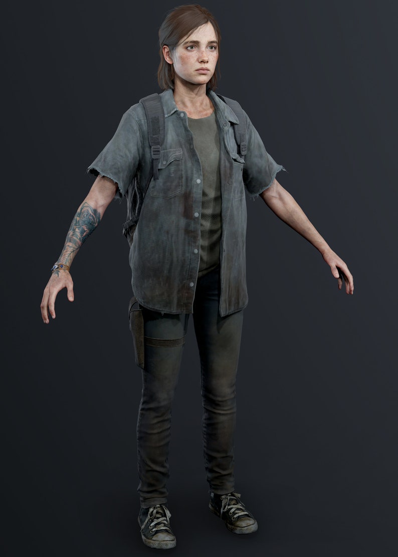 ellie last of us 3d model luxox18 ellie last of us 3d model luxox18