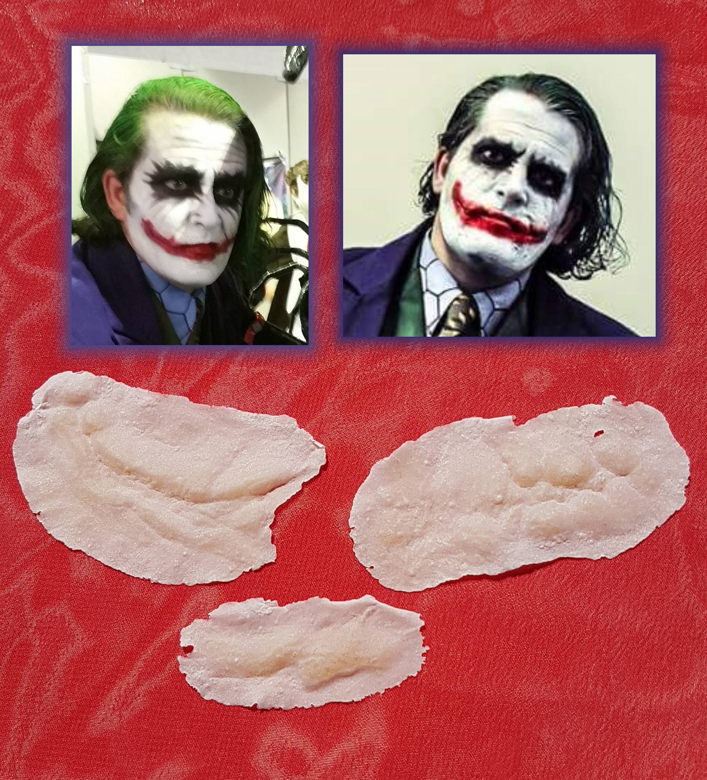 Joker Scars Prosthetic Appliances Batman Dark Knight Heath Ledger Etsy