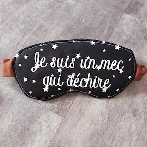 night mask, sleep mask, travel mask, Scandinavian theme, relaxation, well-being, christmas theme, french manufacture